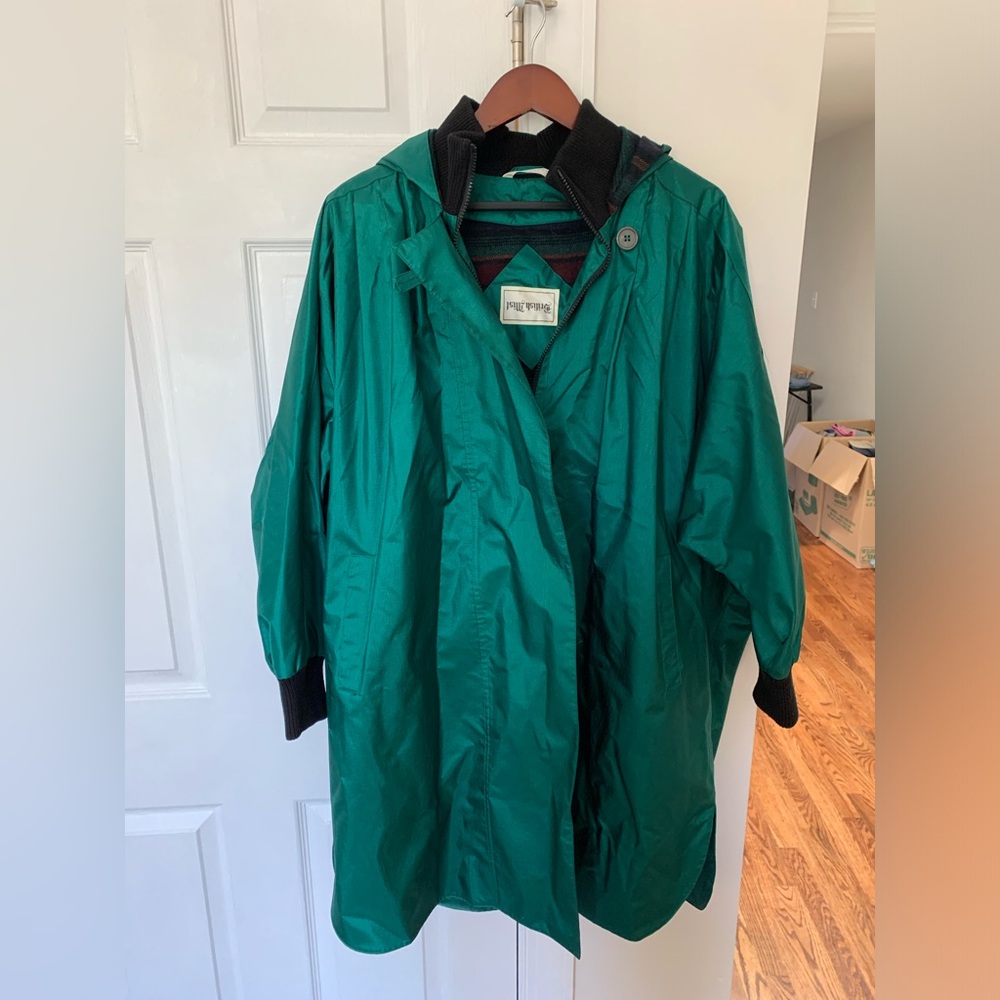 British Mist VINTAGE lined coat, Large.